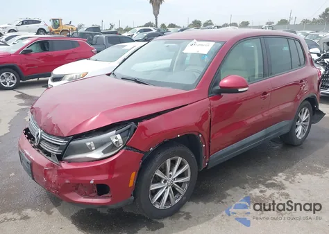 2014 Volkswagen Tiguan Se из США, поврежденный, VIN WVGBV3AX9EW075593